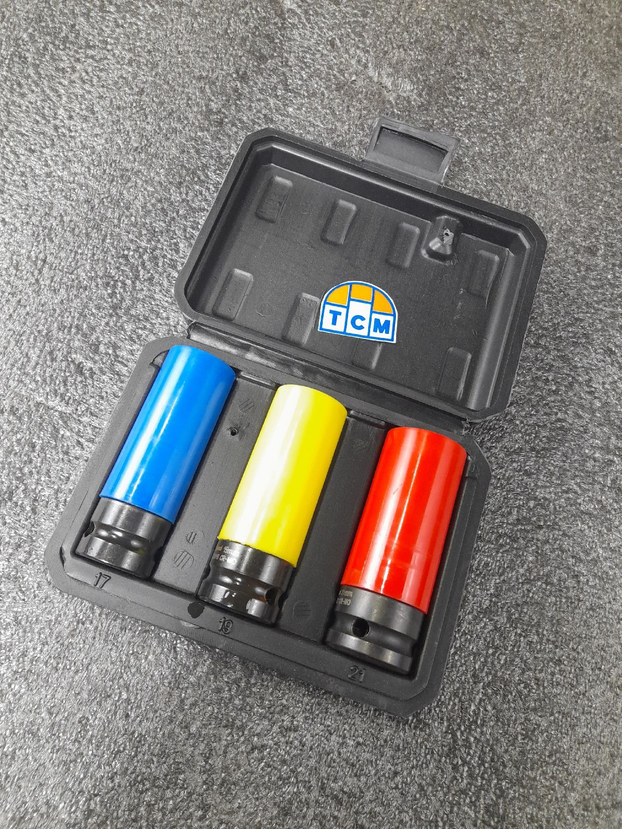 Набор головок ударных удлиненных тонкостенных 17,19,21 мм. "AV Steel" 3 предмета