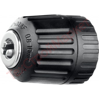 Патрон быстрозажимной STAYER для дрели, 10 мм, посадочная резьба 3/8", Д 0,8-10мм, пластиковый корпу