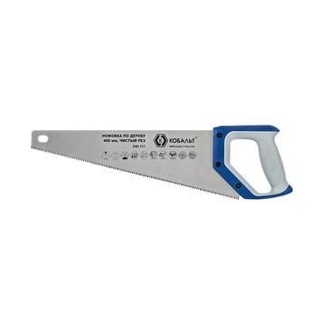 Ножовка по дереву КОБАЛЬТ 400 мм, шаг 3,5 мм/ 7 TPI, закаленный зуб
