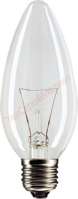 Стандартная лампа накаливания PHILIPS B35 40Вт E27 прозрачная C0018651