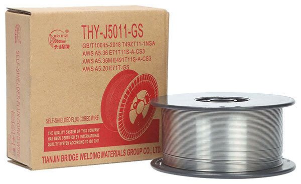 Проволока сварочная самозащитная порошковая THY-J5011-GS "Bridge"  0,8 мм (катушка 1 кг)