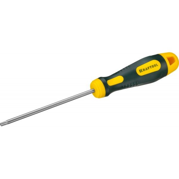 Отвертка , двухкомпон. противоскольз рукоятка, KRAFTOOL "EXPERT", Cr-Mo-V сталь, TORX Hole,20x100мм