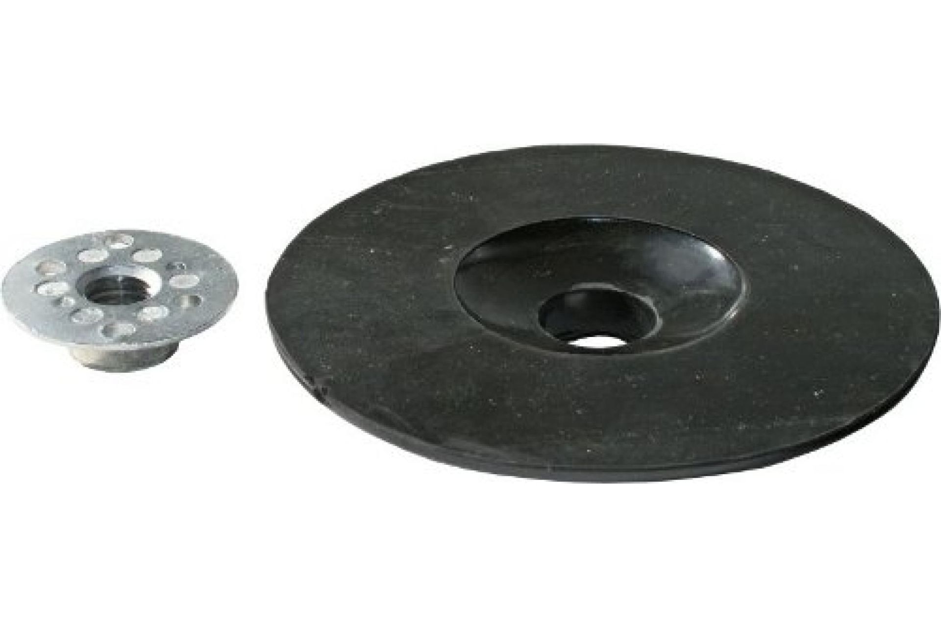 Тарелка опорная 125 мм, для МШУ, М14, крепление гайкой ПРАКТИКА