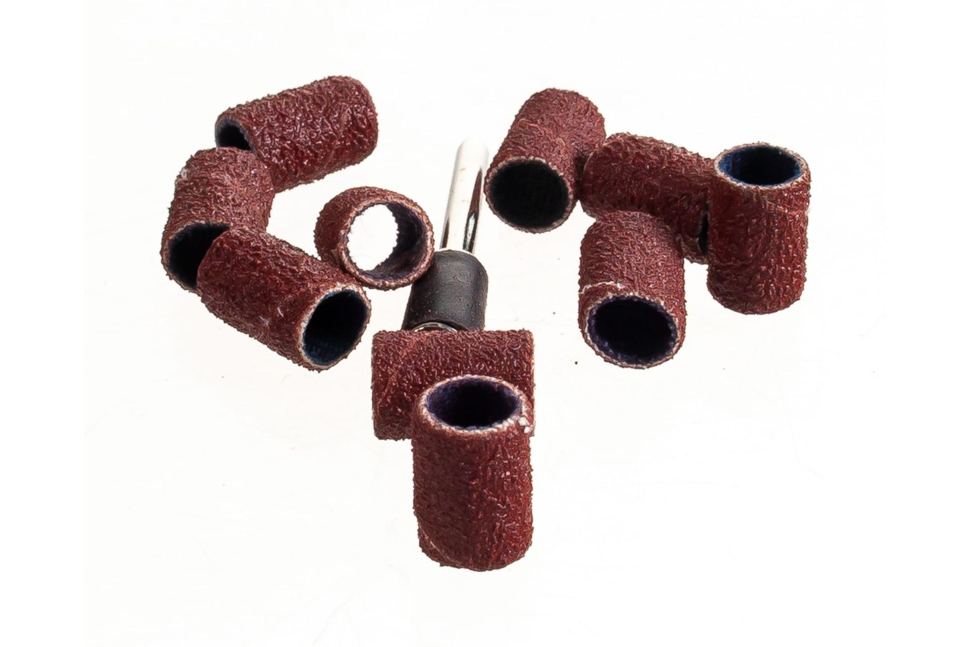 Цилиндр шлифовальный абразивный, с оправкой,Р80/120, 10шт STAYER 