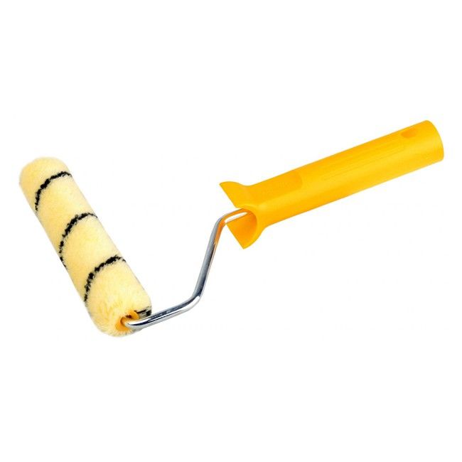 Мини-валик STAYER "MASTER" DUALON ПОЛИАКРИЛ малярный в сборе, ворс 7мм, бюгель 6мм, 15х110мм