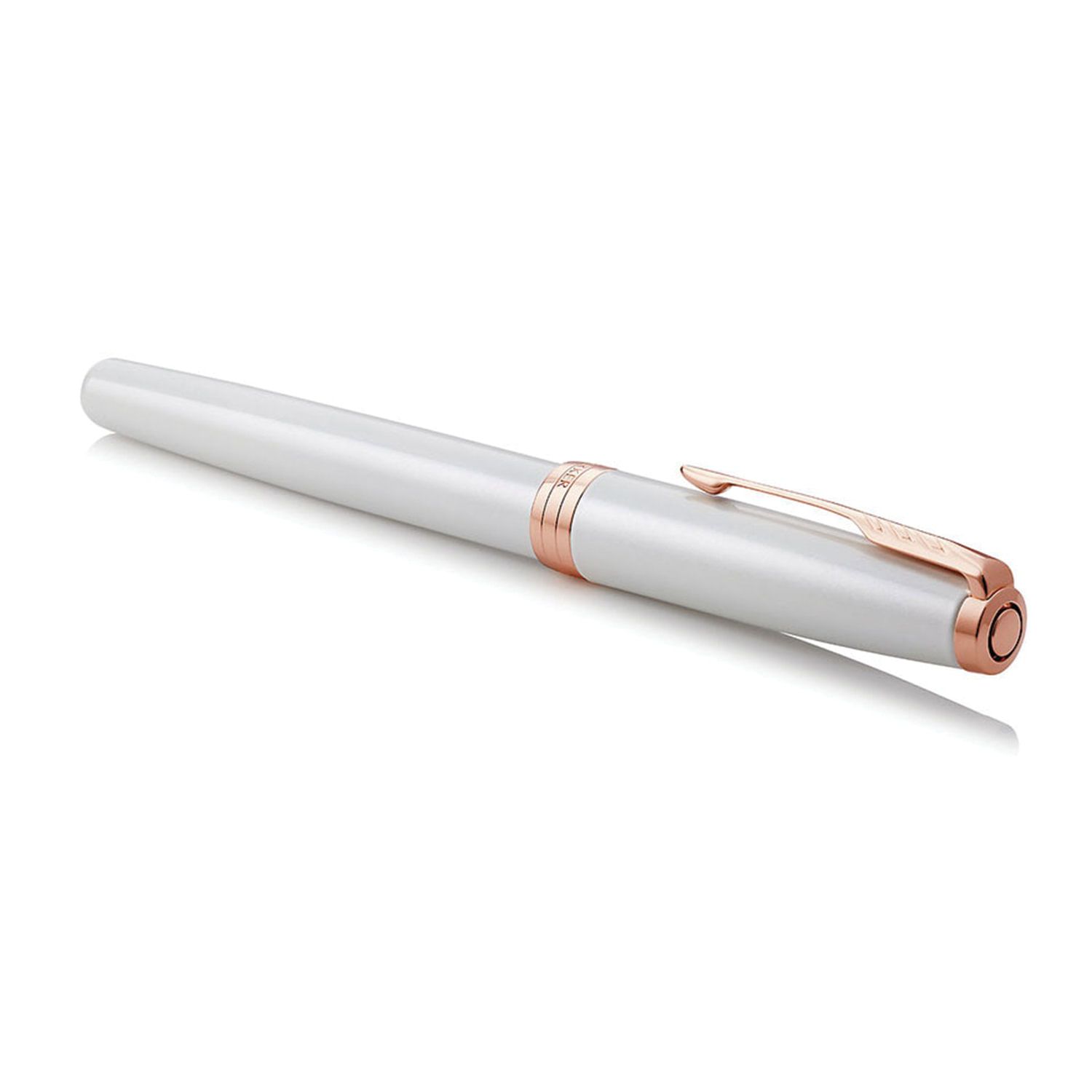 Ручка перьевая PARKER "Sonnet Premium Pearl Lacquer PGT", корпус жемчужный лак, позолоченные детали, черная, 1931552