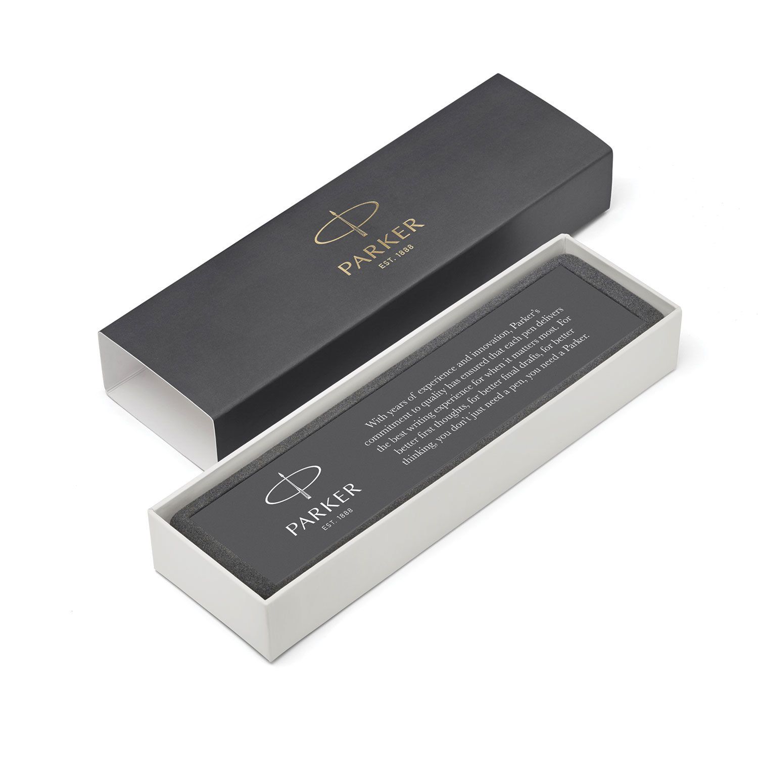 Ручка шариковая PARKER "Jotter Plastic CT", корпус красный, детали из нержавеющей стали, синяя, R0033330