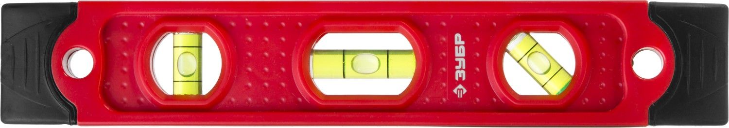 Уровень пластмассовый, магнитный, 4 ампулы, 230мм, ЗУБР "МАСТЕР" ТОРПЕДО