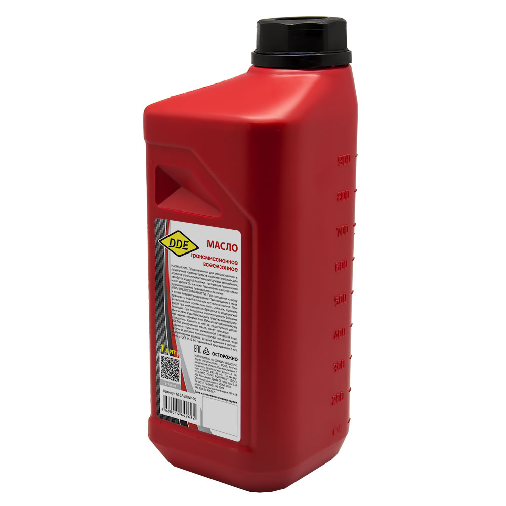 Масло трансмиссионное DDE SAE 80W-90, API GL-5