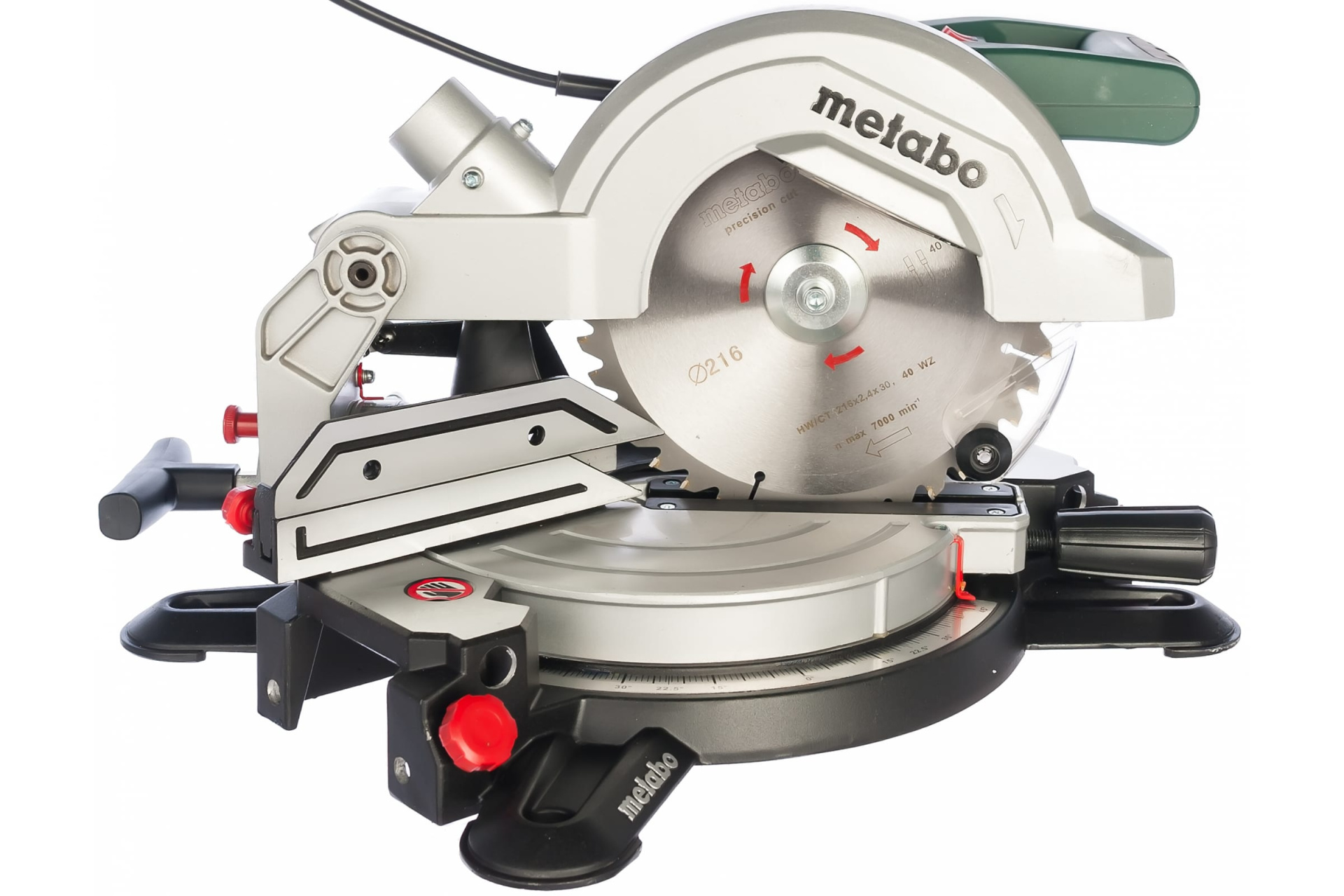 Пила торцевая KS 216 M Lasercut Metabo