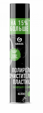 Полироль очиститель пластика для автомобиля Dashboard Cleaner яблоко (аэрозоль 750 мл) матовый блеск