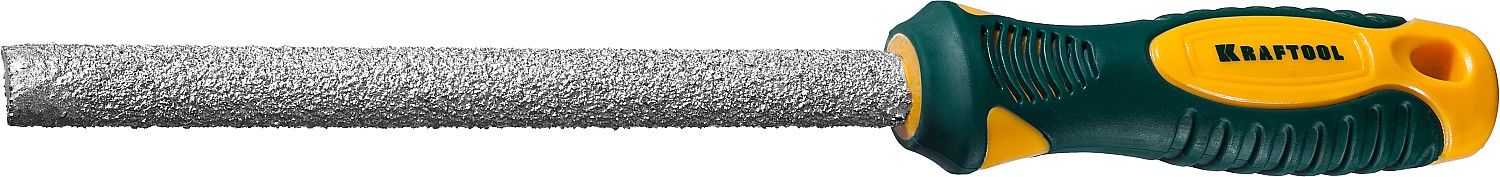 Напильник KRAFTOOL полукруглый с покрытием из карбида вольфрама, 150мм