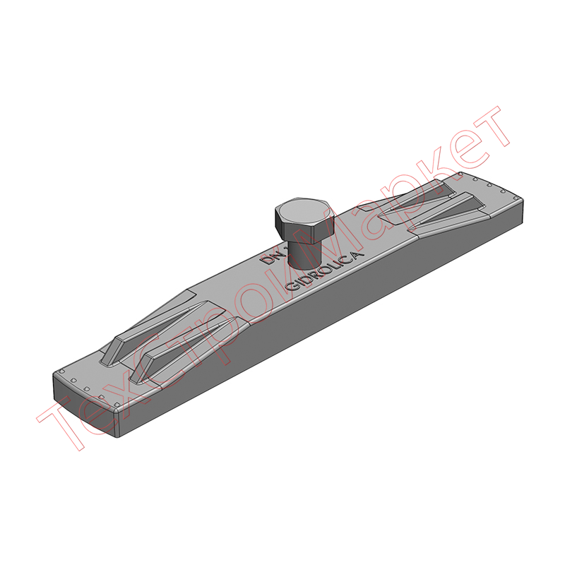 Крепеж для лотка Gidrolica 176*28*15мм DN150 