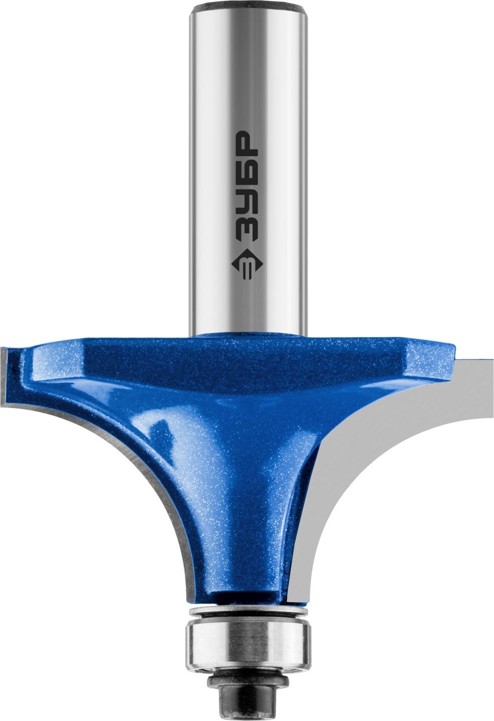 Фреза кромочная калевочная №1, D= 50,8мм, рабочая длина-25мм, радиус-19мм, хв.-12мм, d-12,7мм, ЗУБР Профессионал