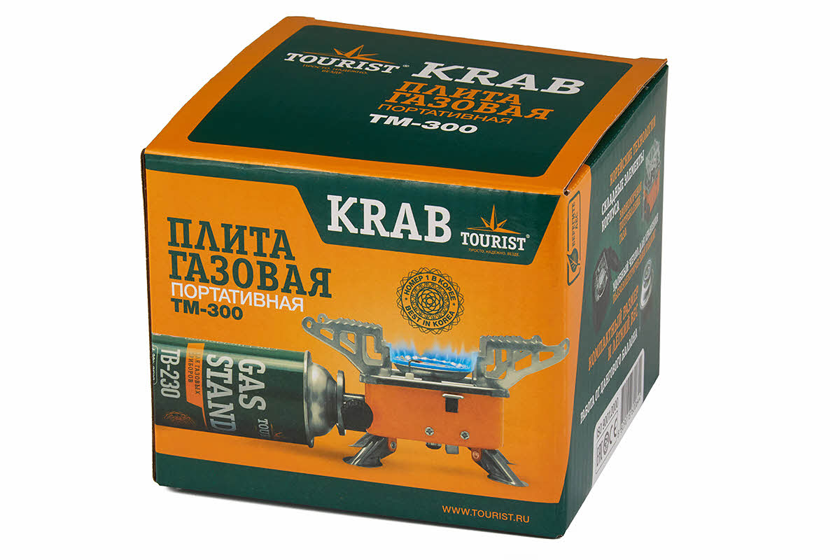 Мини-плита газовая TM-300 TOURIST KRAB 