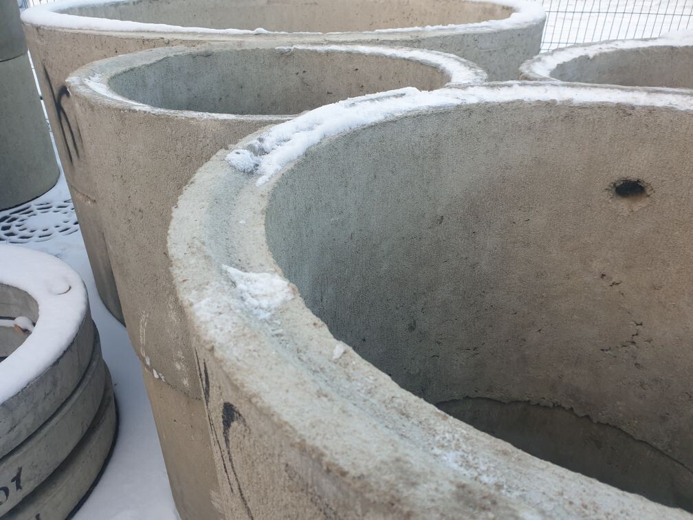 Кольцо колодезное стеновое КС 7-6 с четвертью ( 840*840*590 мм) Вес - 250 кг