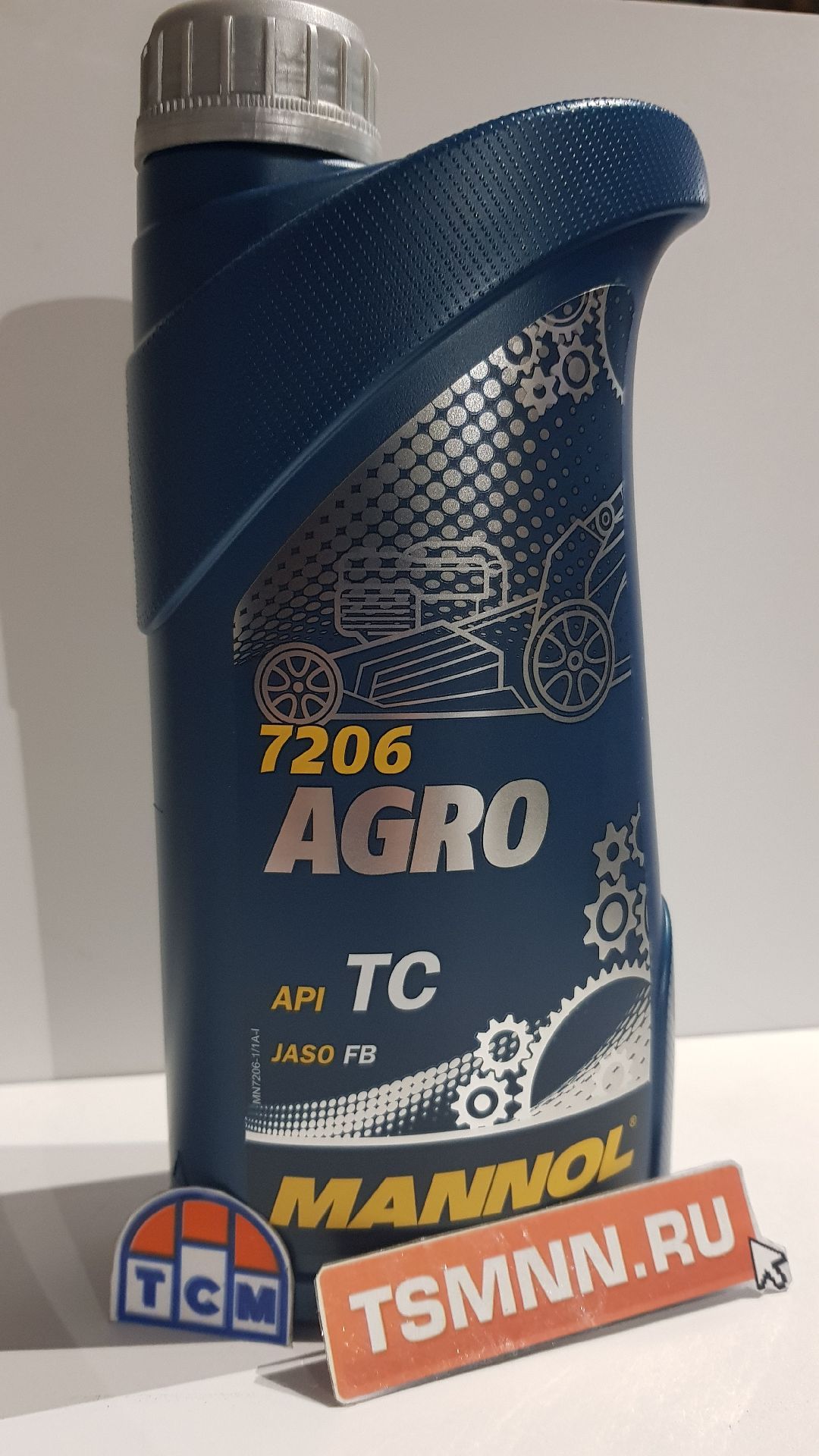 Моторное масло минеральное 2-х тактное 1литр MANNOL AGRO (1л.)