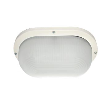 Светильник Ecola Light GX53 LED ДПП 03-9-102 овал накладной 2*GX53  матовое стекло IP65 белый TL53L2