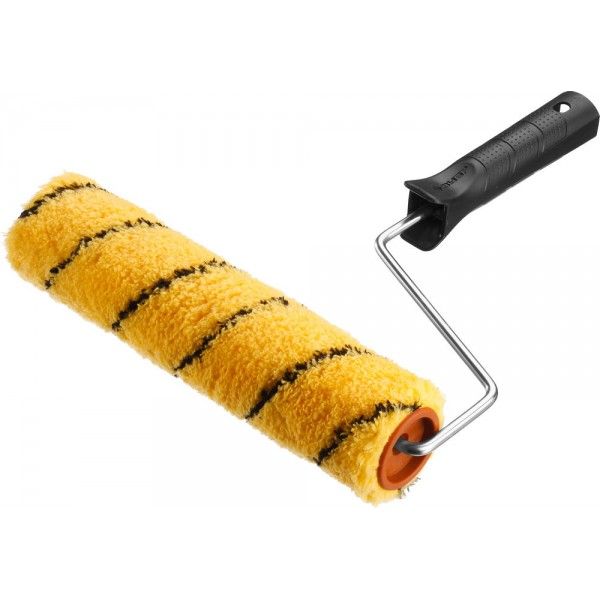 Валик малярный ДУАЛОН 40, 180 мм, d=40 мм, ворс 12 мм, ручка d=6 мм, ЗУБР