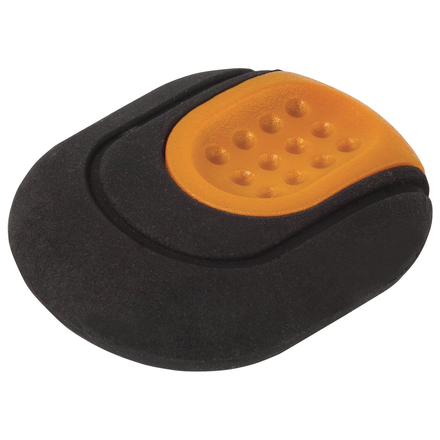 Ластик BRAUBERG "C-Grip", 46х39х12,5 мм, черный, держатель ассорти, 228063