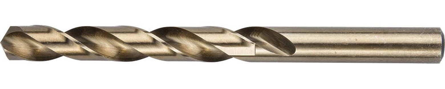Сверло по металлу кобальтовое 9,0 х 125 мм Р6М5К5, (1шт.) блистер ПРАКТИКА