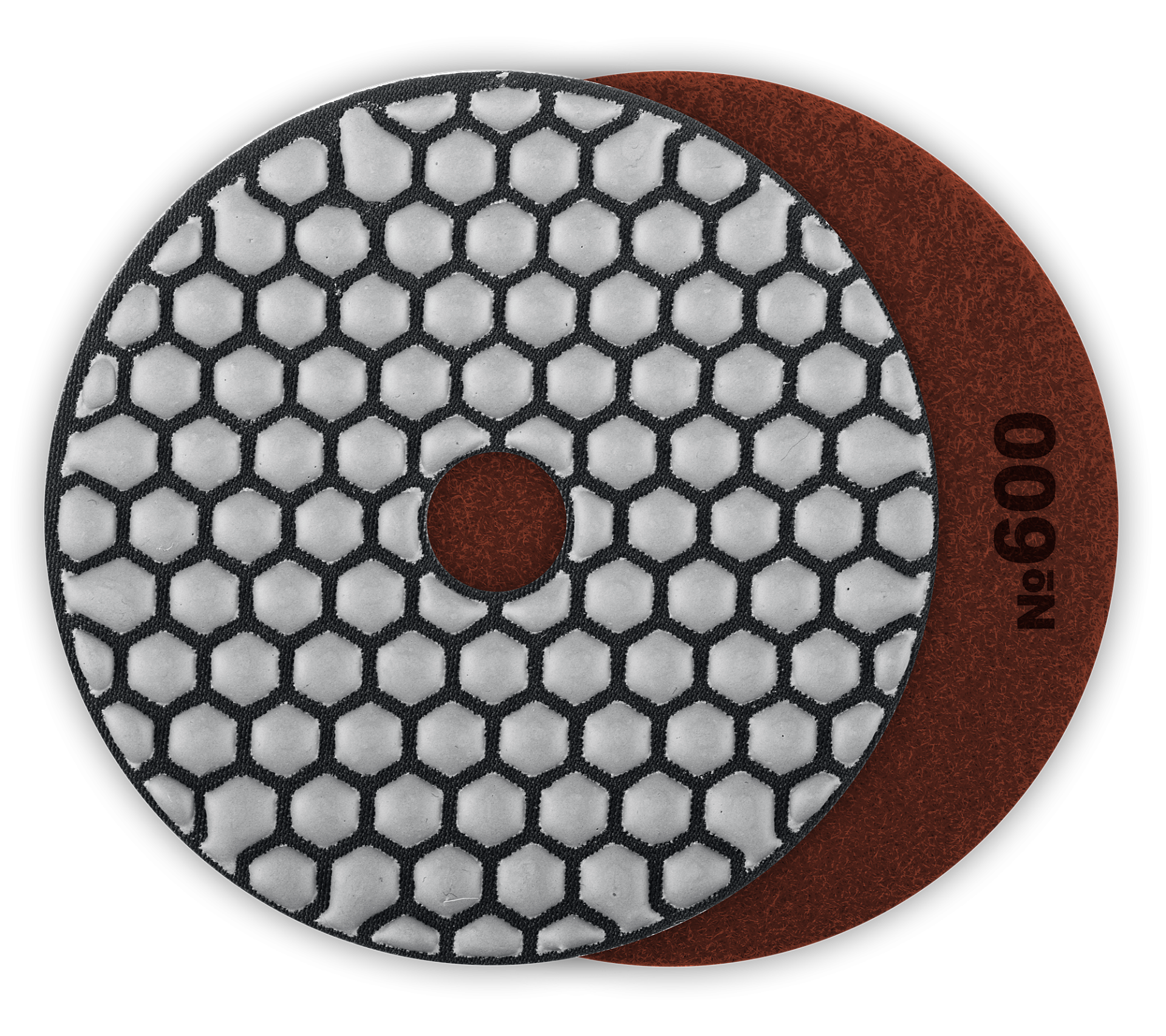 Круг шлифовальный алмазный гибкий 100мм №600 (Черепашка) для сухого шлифования ЗУБР