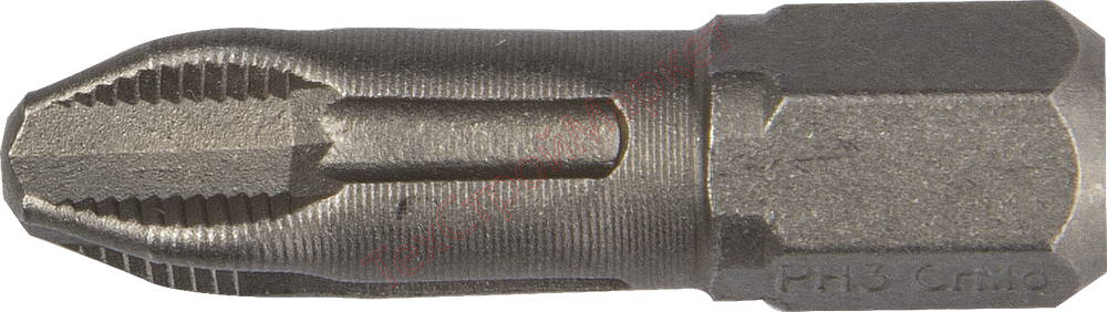 Биты "X-DRIVE" торсионные кованые, обточенные, KRAFTOOL 26121-3-25-2, Cr-Mo сталь, тип хвостовика C 1/4", PH3, 25мм, 2шт