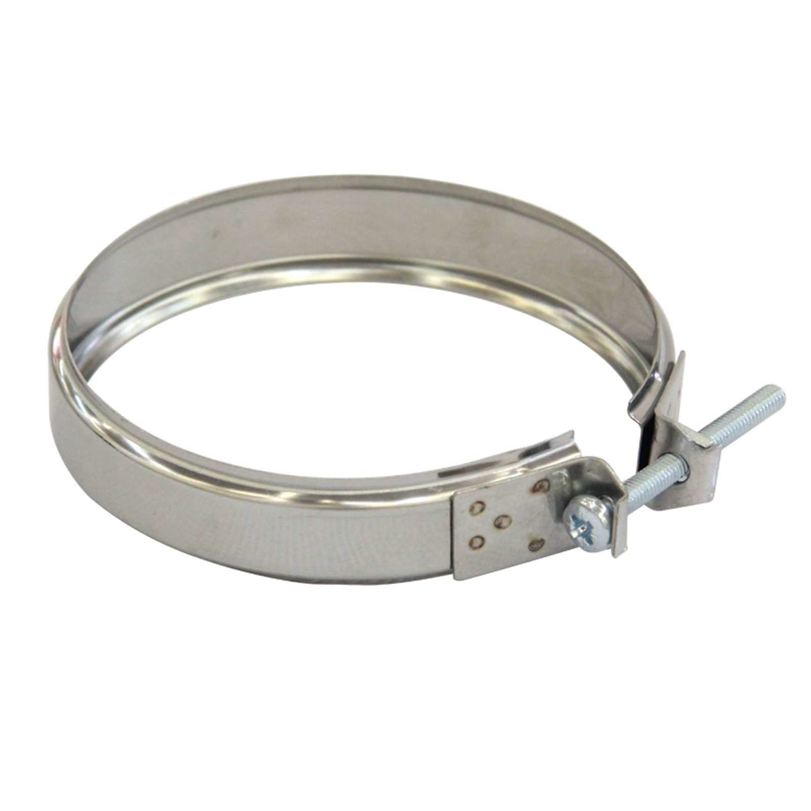 Хомут обжимной d-115 (нерж ст.430/0,5мм)