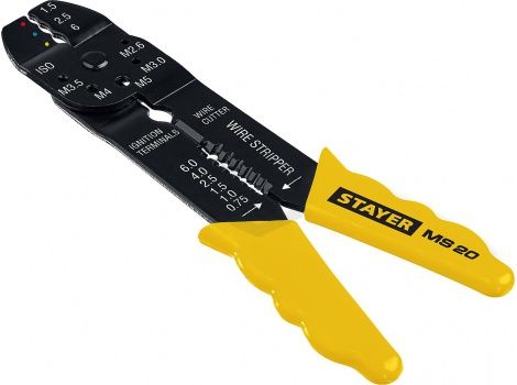 Стриппер многофункциональный, 0.75 - 6 мм2, STAYER MS-20