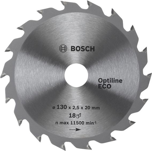 Диск пильный Bosch твердосплавный 130х20/16х 36 Optiline ECO (782)