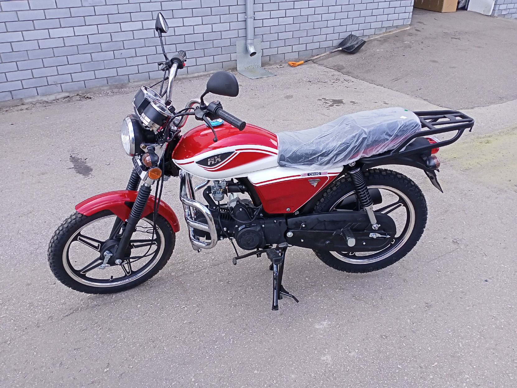 Мопед VENTO RIVA - II RX (Красно-белый)