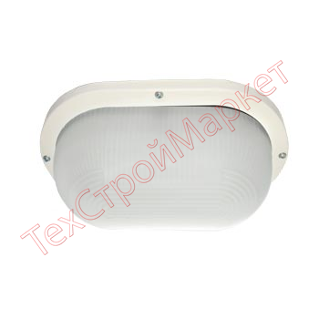 Светильник Ecola Light GX53 LED ДПП 03-9-102 овал накладной 2*GX53  матовое стекло IP65 белый TL53L2
