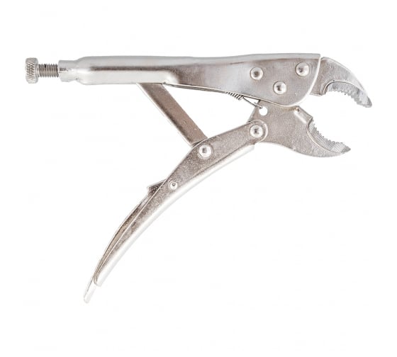 Клещи зажимные КОБАЛЬТ полукруглые губки, 180 мм, (1 шт.) подвес