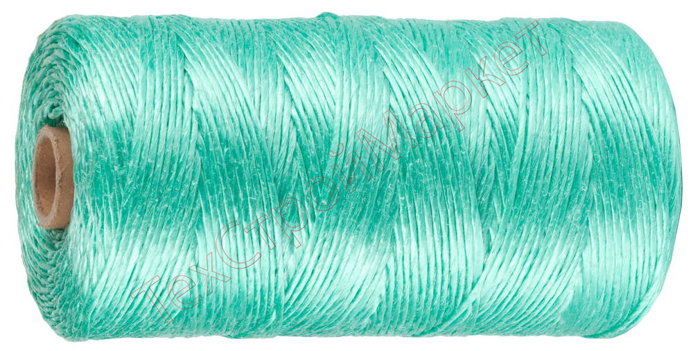 Шпагат STAYER многоцелевой полипропиленовый, d=1,5 мм, зеленый, 500 м, 32 кгс, 0,8 ктекс