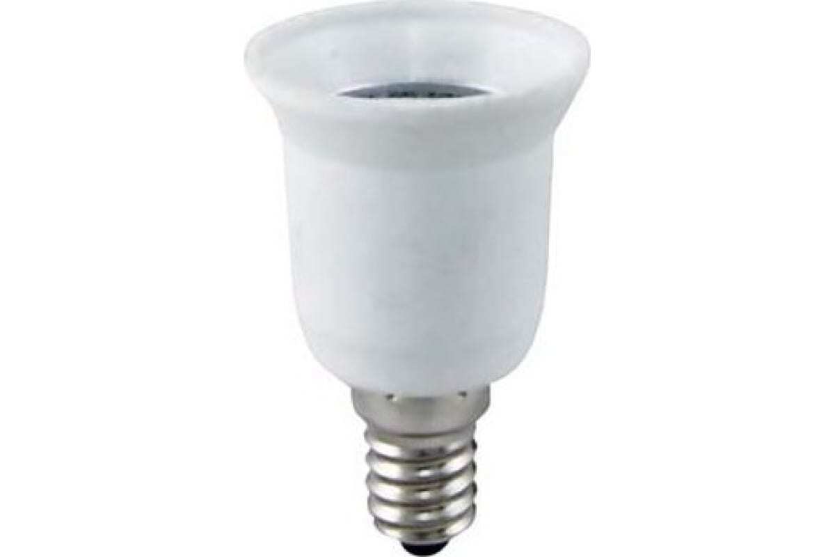 Патрон-переходник Е14-Е27 белый TDM SQ0335-1001