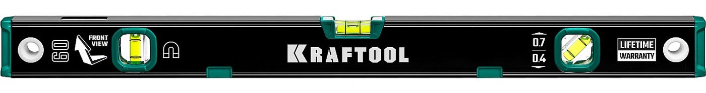 Магнитный уровень с зеркальным глазком,600 мм, Kraftool 