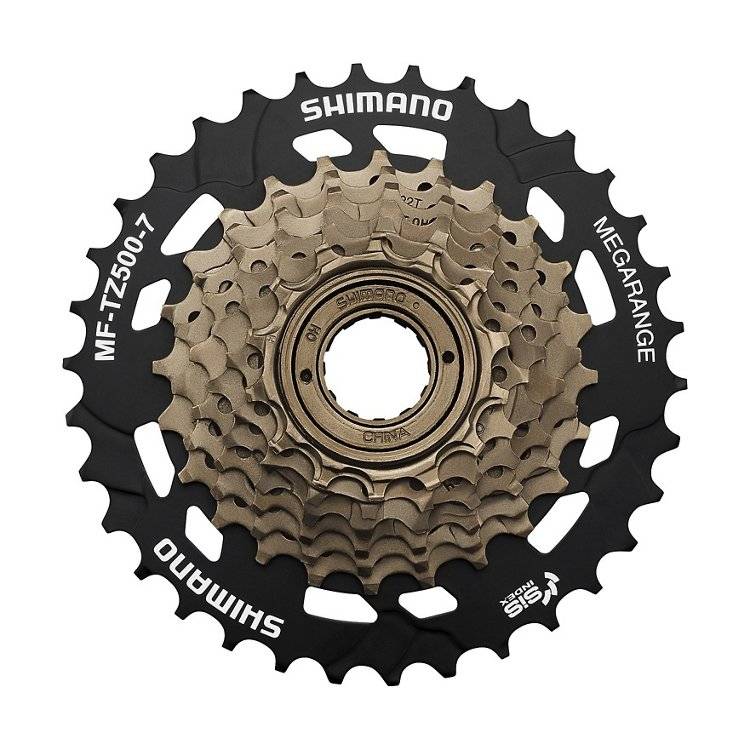 Трещотка для велосипеда MF-TZ500 SHIMANO 7 скоростей, 14-34 зубьев