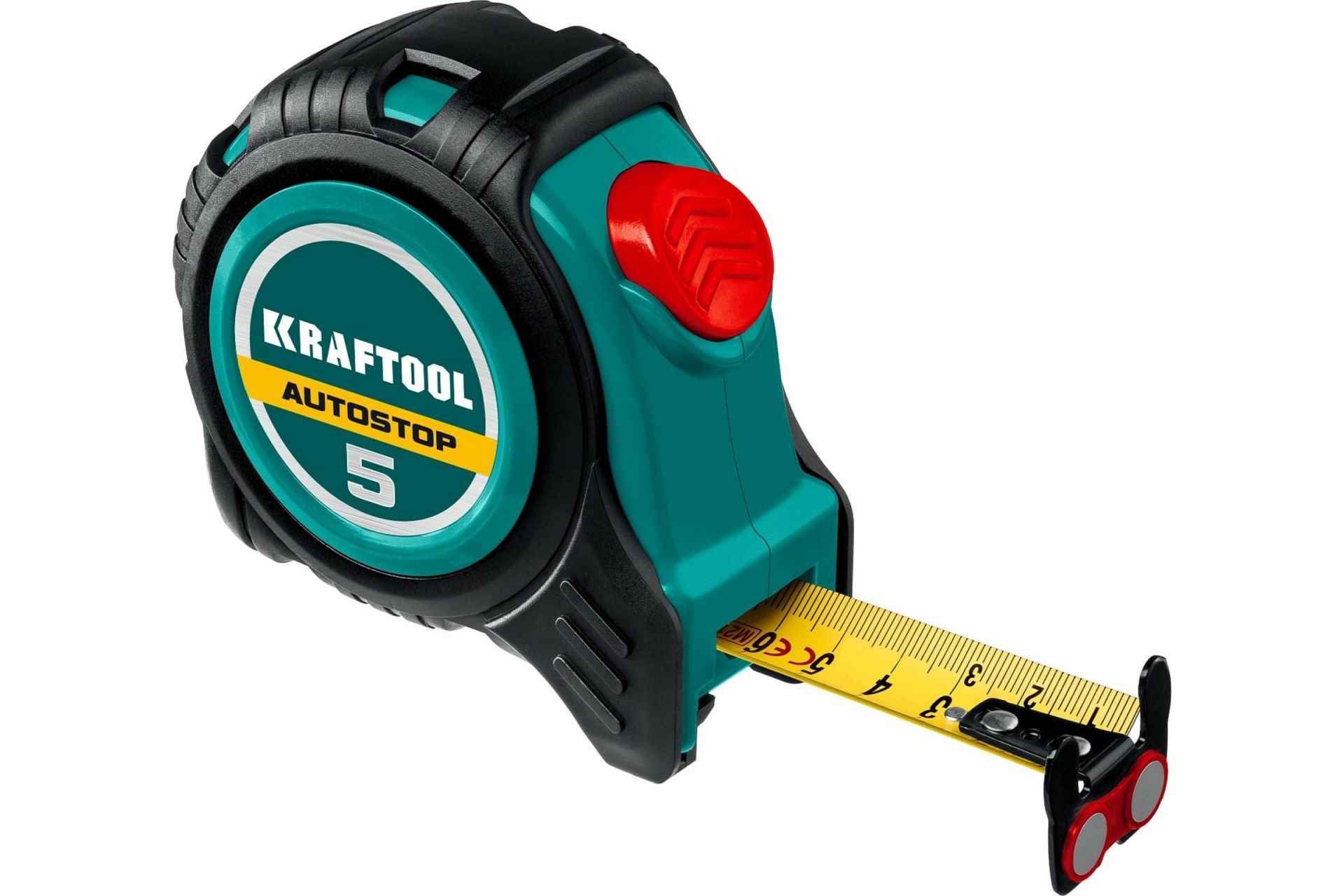 Рулетка с автостопом KRAFTOOL AutoStop 5м/25мм