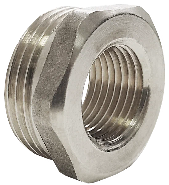 Футорка НИКЕЛИРОВАННАЯ VALFEX  НР 1/2" - ВР 1/4" (450/10) К
