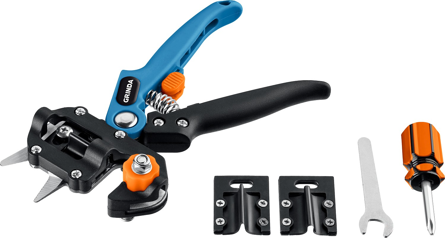 Секатор садовый прививочный P-88 210 мм, GRINDA PROLine