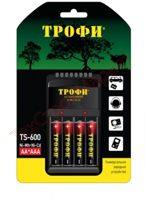 Зарядное устройство ТРОФИ TR-600 универсальное C0031278