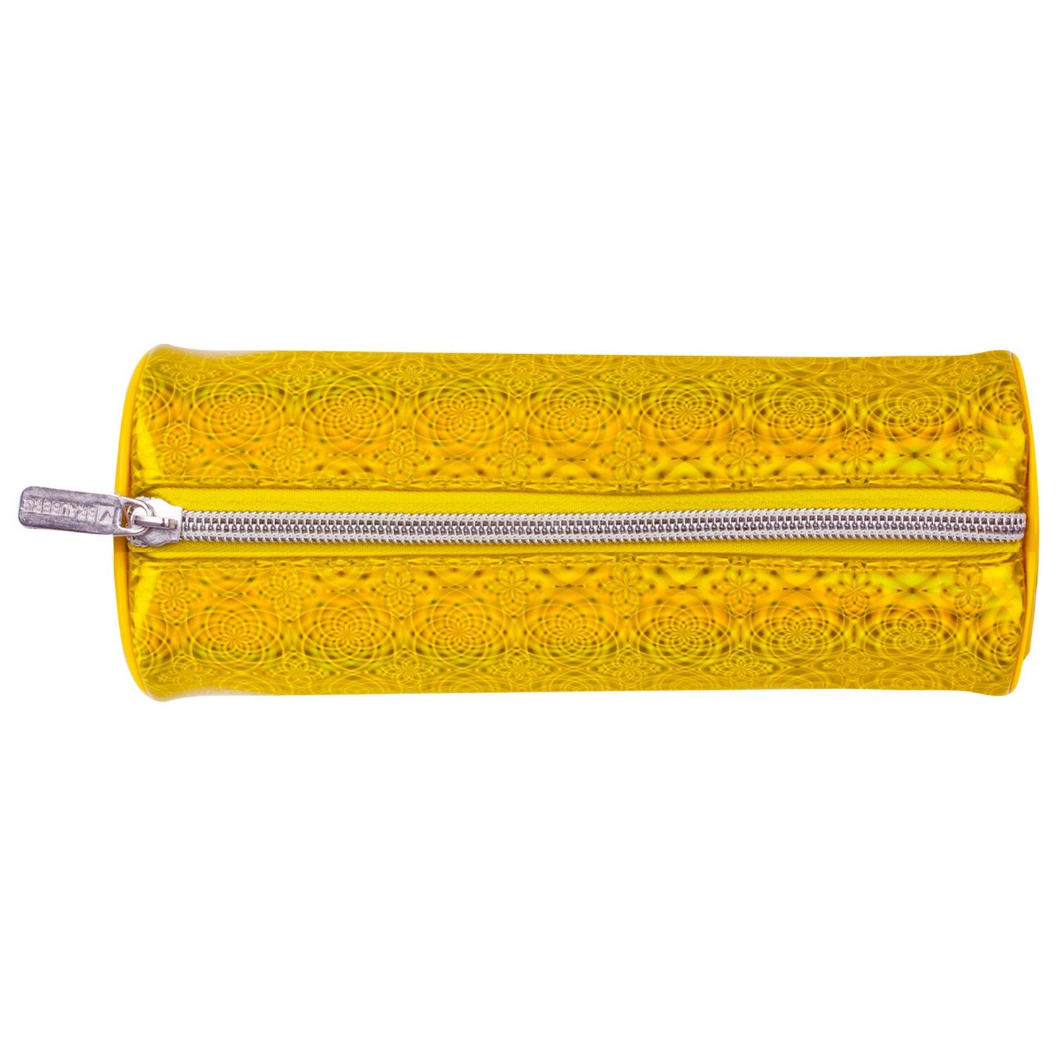 Пенал-тубус BRAUBERG, мягкий, "Glitter Gold", 20х7х7 см, 229016
