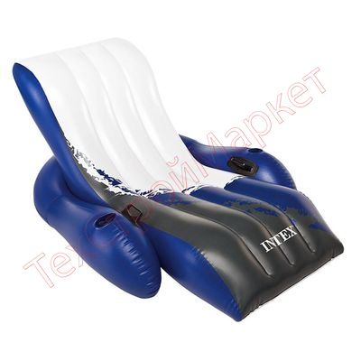 Шезлонг-кресло для плавания с ручками INTEX 180 х 135 см