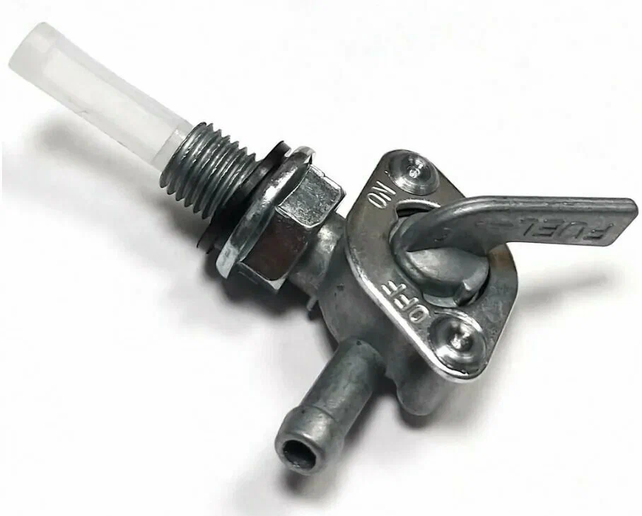 Краник топливный М10 выход влево,168/170F, 173-192F, GX160-390