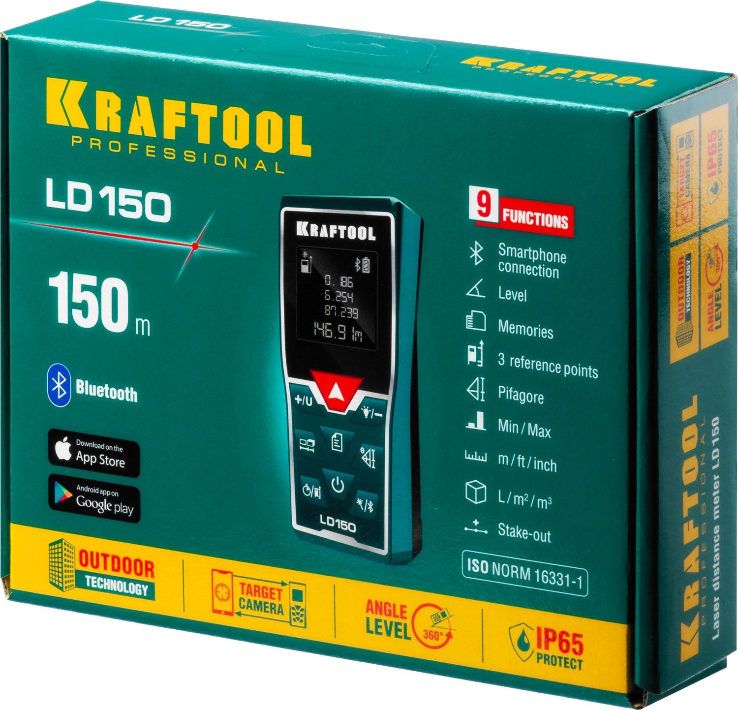 Дальномер лазерный KRAFTOOL "LD-150"