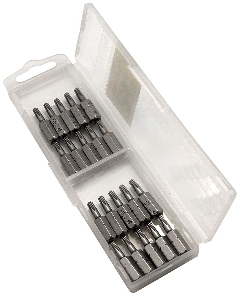 Бита отверточная, "Профи", Torx-15 х 25мм(20шт), кассета, ПРАКТИКА 