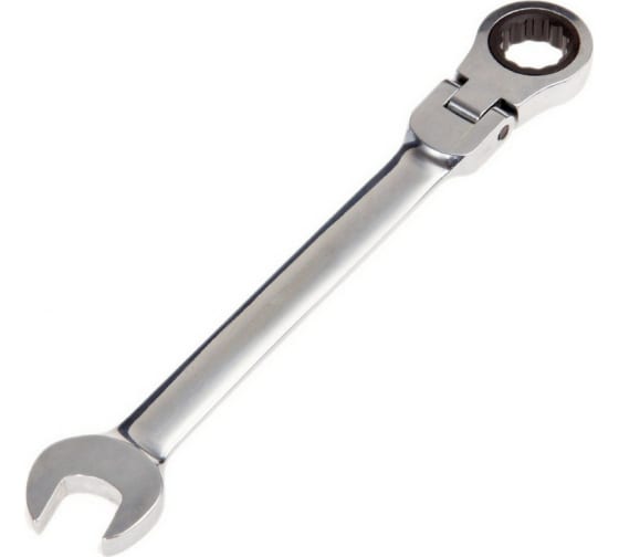Ключ комбинированный трещоточный с шарниром 12мм "AV Steel" AV-315212