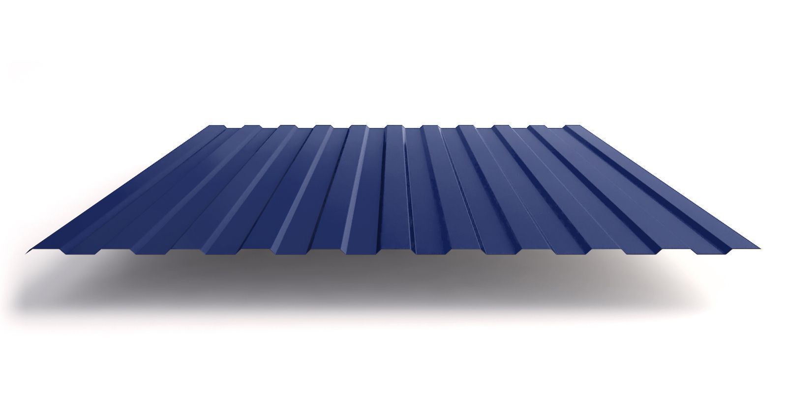 Проф. лист С-8  2,0м*1,2м*0,4мм - синий (Ral 5005)