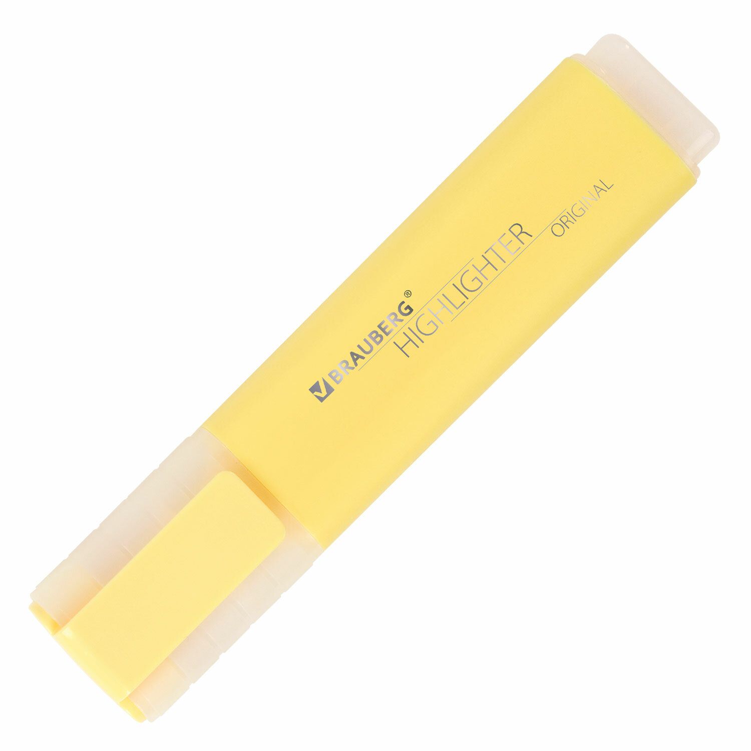 Текстовыделитель BRAUBERG "ORIGINAL PASTEL", ВАНИЛЬ, линия 1-5 мм, 151691