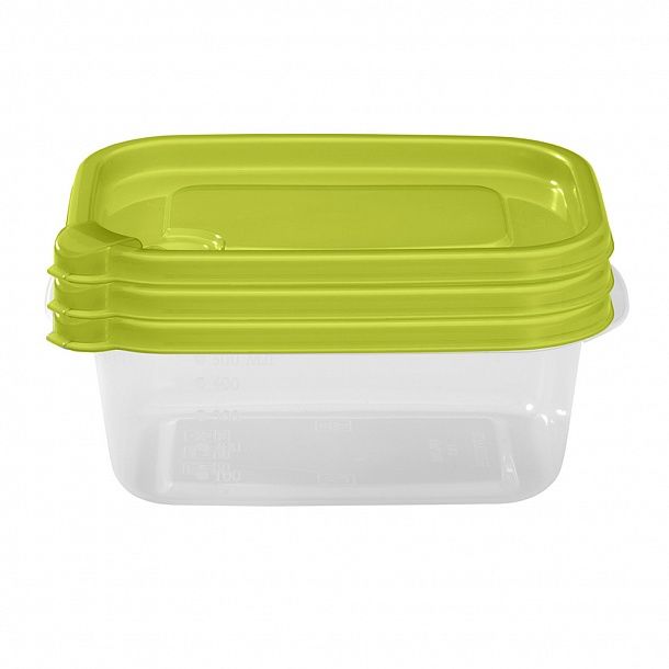 Комплект контейнеров с клапаном «Фрэш» 0,6л (3 шт.)